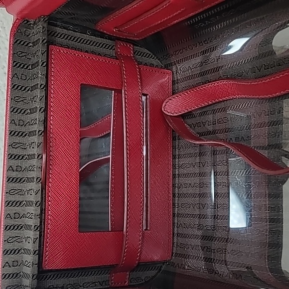 Prada Beauty Train Case Saffiano Travel in Ruby - Picture 16 of 17